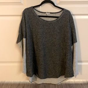 Urban outfitters light oversized two tone sweater